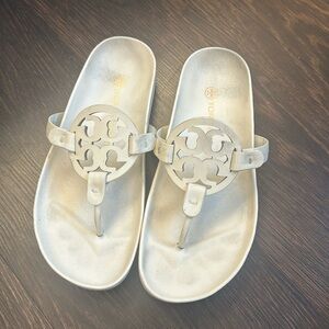 Tory Burch Miller Cloud sandal in ivory